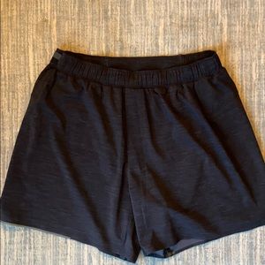 Lululemon black men’s running shorts. Large.